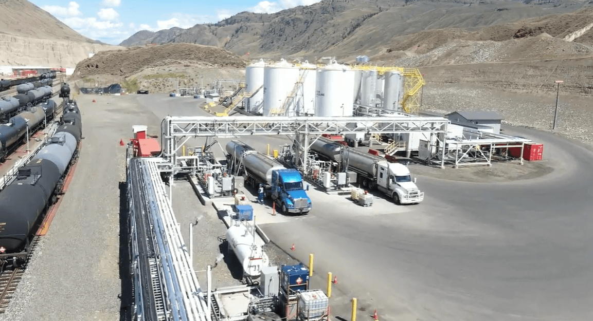 Ashcroft, BC - Transload - CN, CPKC - second view